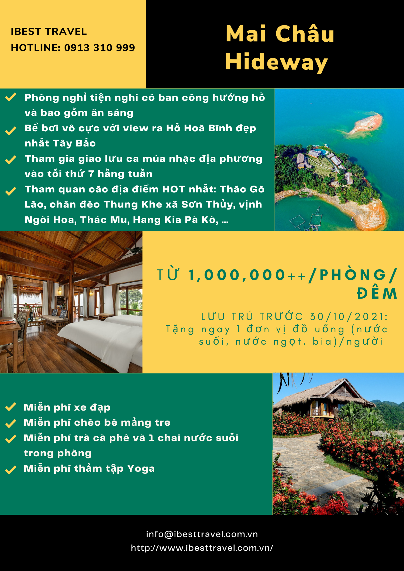 ĐẾN VỚI MAI CHÂU HIDEWAY - "VỊNH HẠ LONG THU NHỎ" CỦA TÂY BẮC